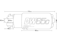 DeatschWerks   DW65  265 .  Subaru STI 2008 -, Legacy 2005 -