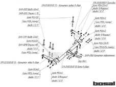 Bosal 3314A Фаркоп для Lifan X60 с 2012 &gt;